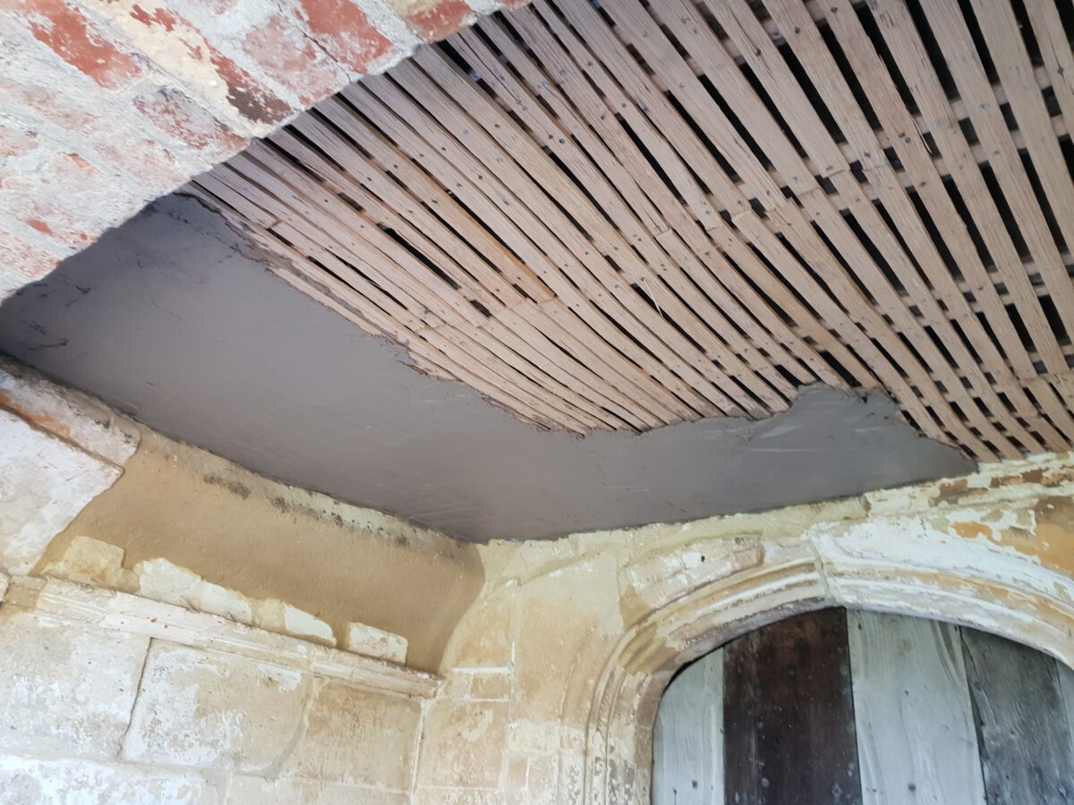 lime plastering & lath and plaster ceilings Weyford